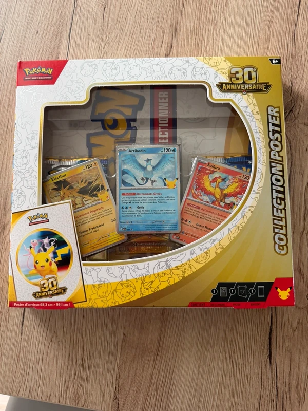 Coffret Poster - Pokemon - 30th Ans neuf jamais déballé