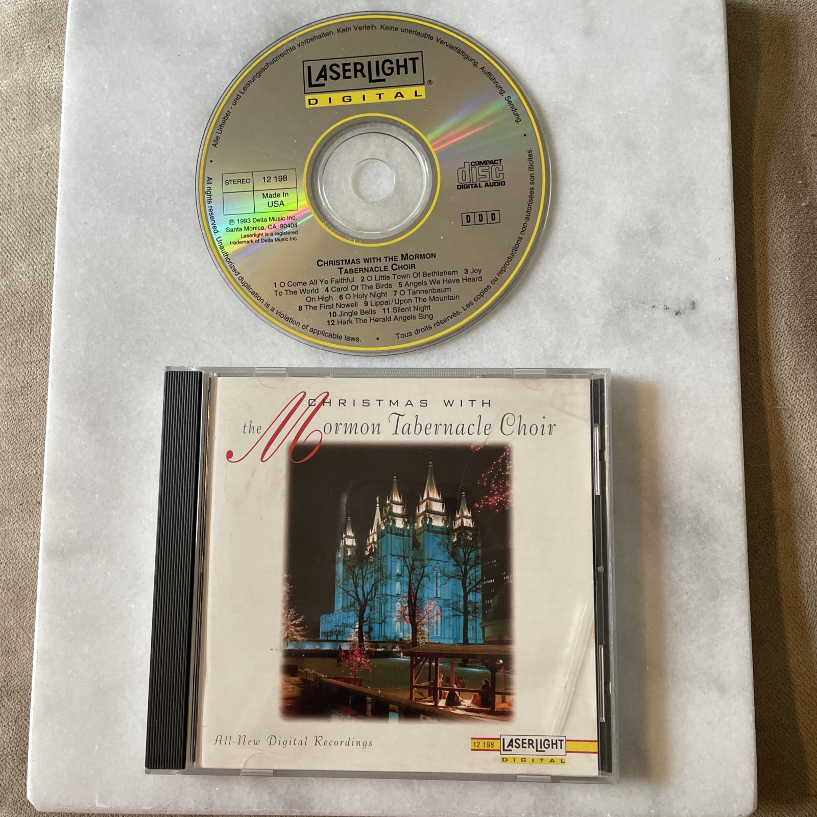 Christmas w the Mormon Tabernacle Choir Audio CD Nativity Inspired Songs Carols