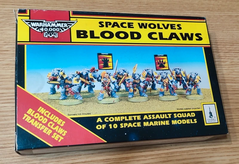 Warhammer 40k. Space Wolves - Blood Claws