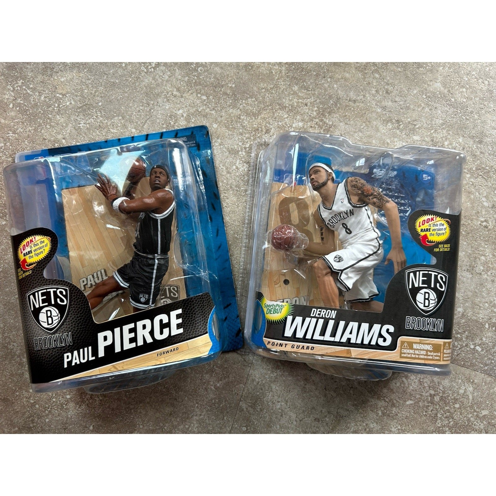 Paul Pierce & Deron Williams NBA New Jersey Nets Special McFarlane Sportspicks