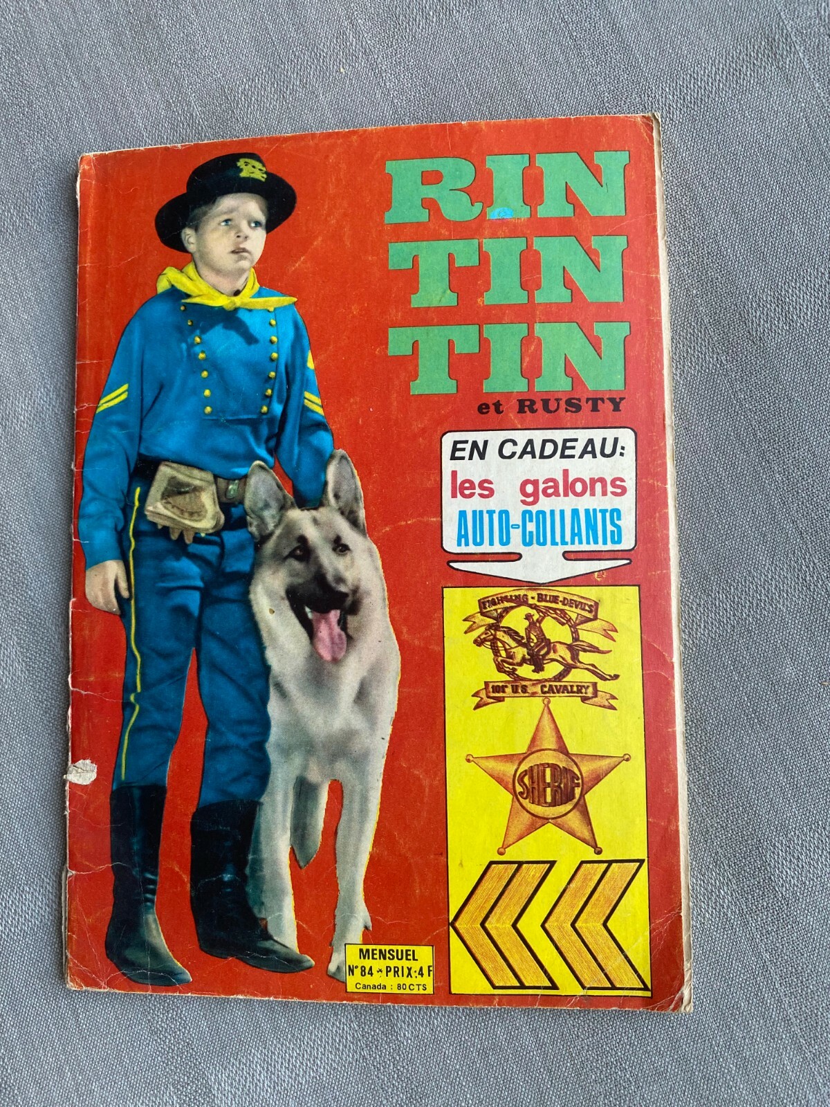 RIN TIN TIN N°84 2A SERIE 1977 IN BUONE CONDIZIONI SENZA IL SUPPLEMENTO