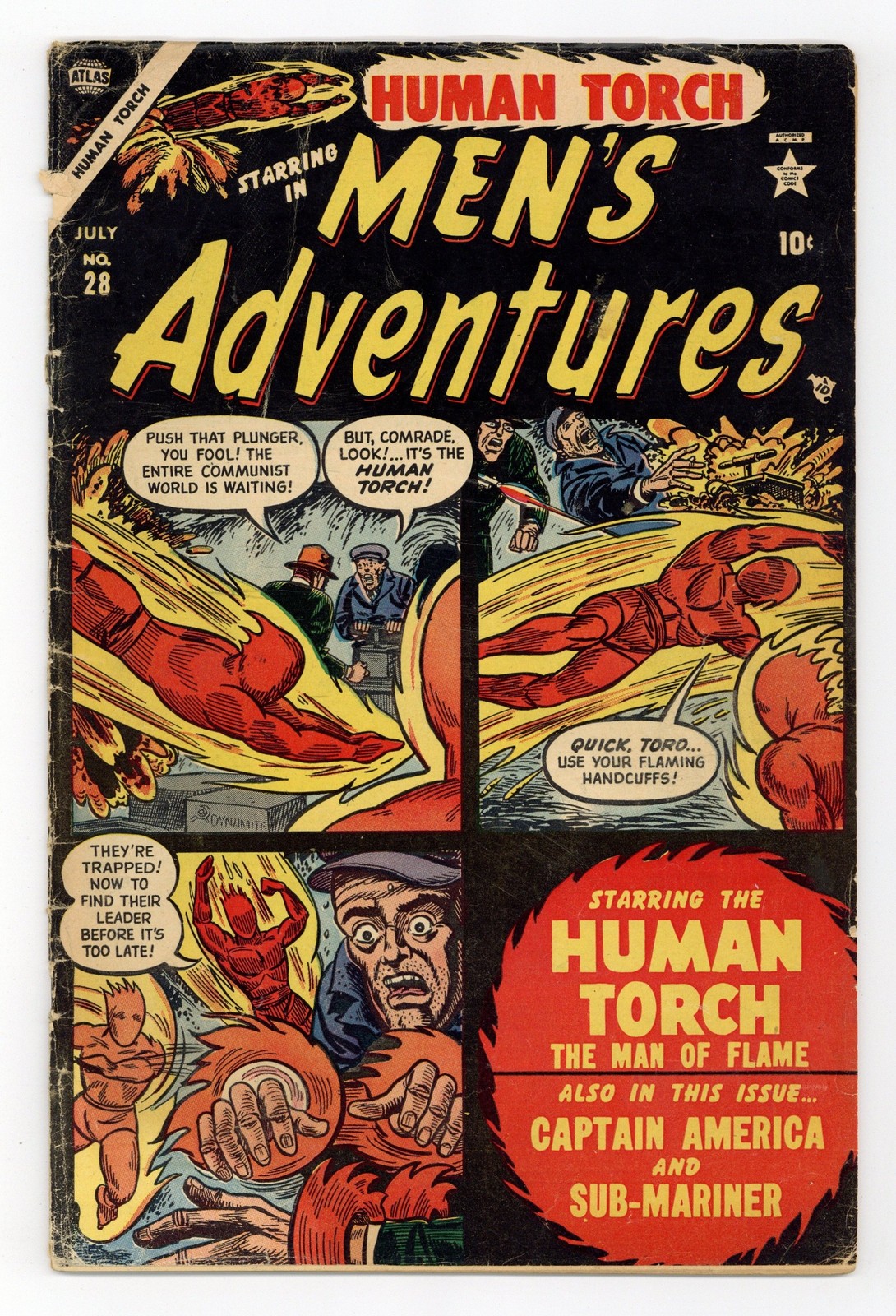 Men's Adventures #28 GD/VG 3.0 1954