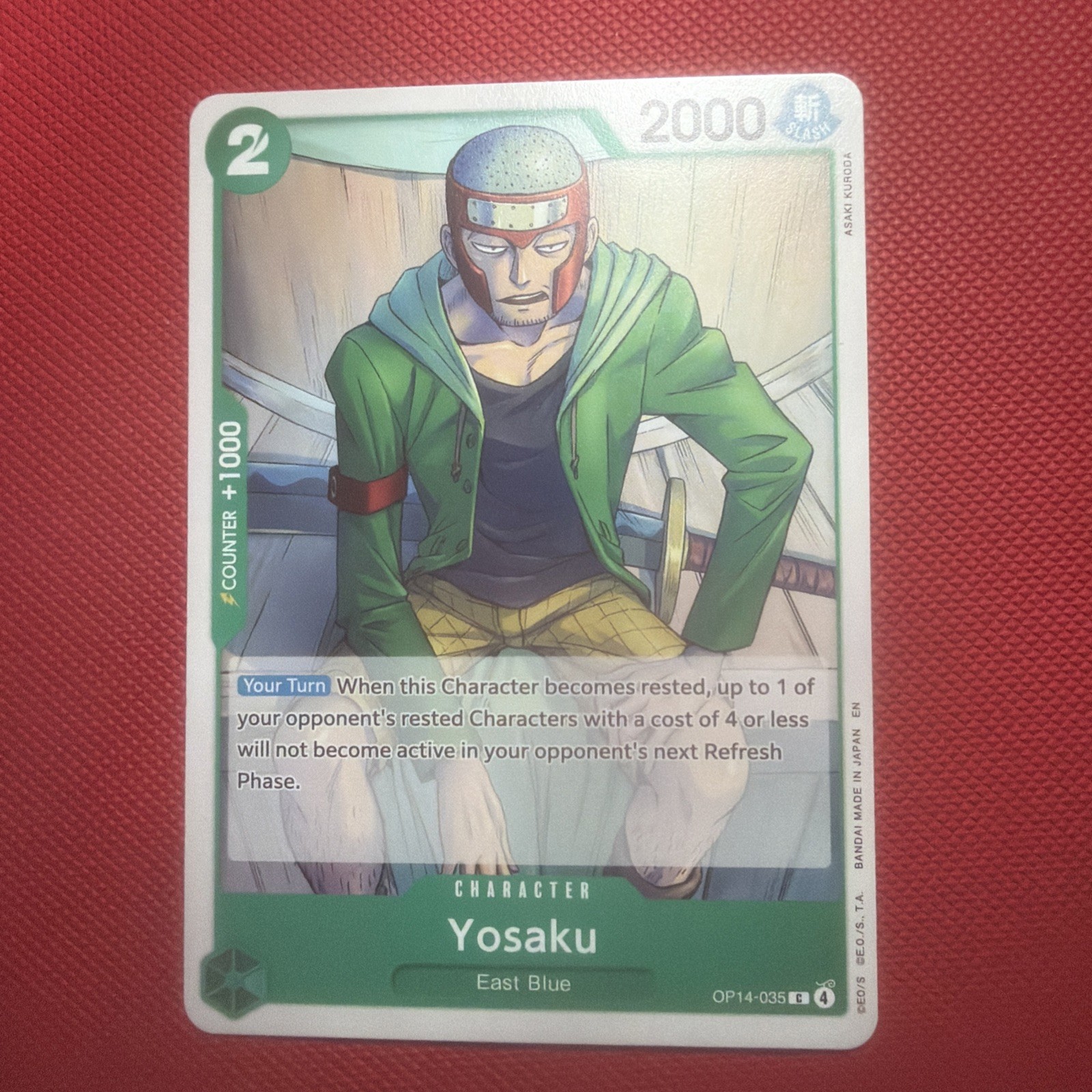 OP14-035 Yosaku : Common English One Piece TCG Card : OP14: The Azure Sea's Seve