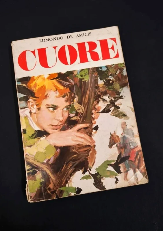 Libro cuore Edmondo De Amicis Illustrato Vintage Classico letteratura Italiana