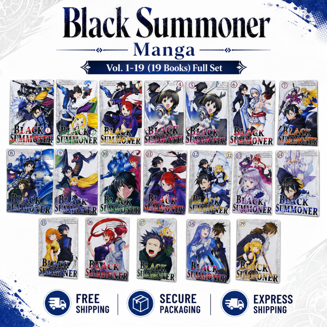 Black Summoner Manga Vol. 1-19 Set Completo Inglese Libri Comic (NEW)