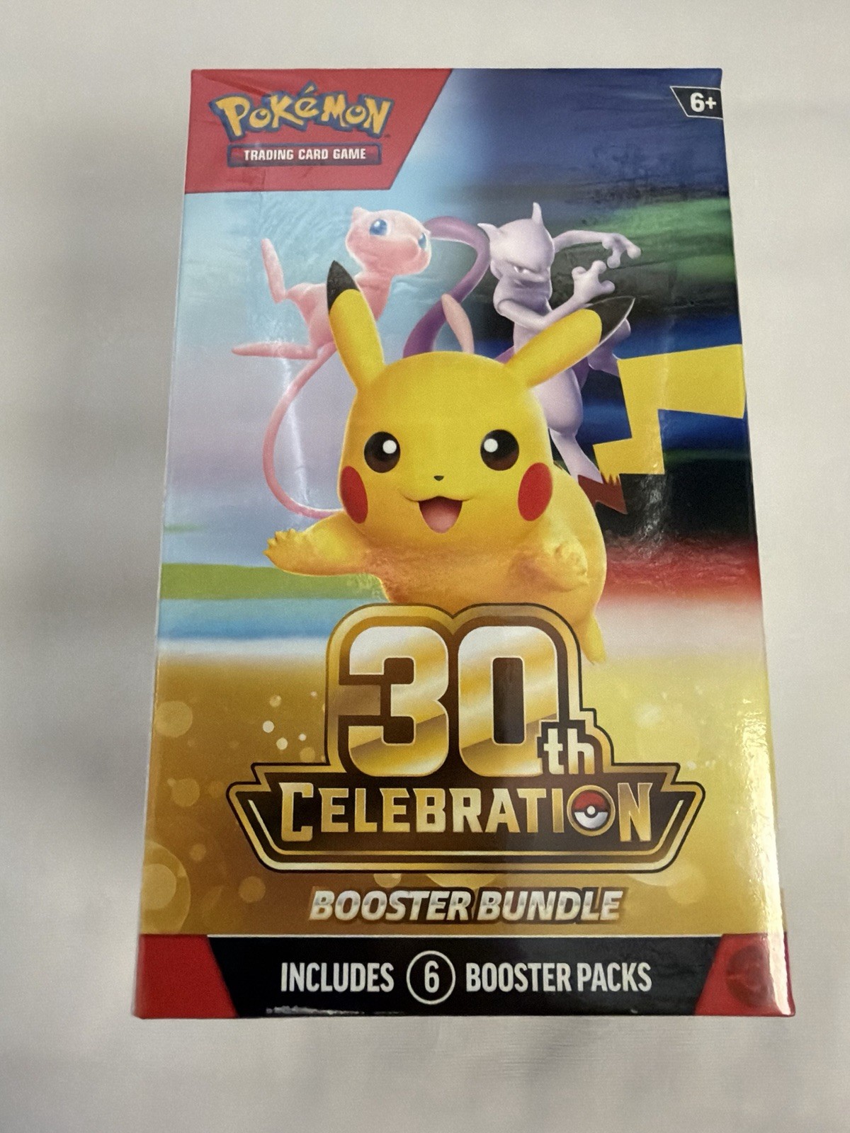 New Sealed Pokemon TCG 30th Celebration Booster Bundle 6 Packs! 