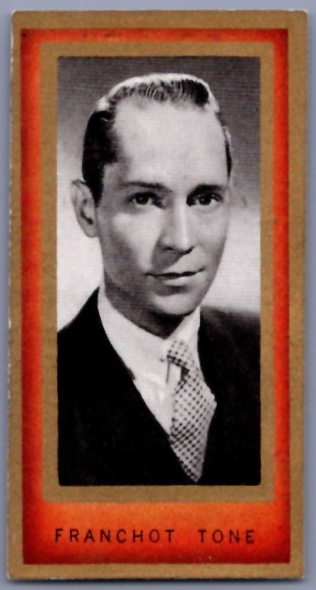 1938 Carreras Film Favorites - Franchot Tone #23 - *EX*
