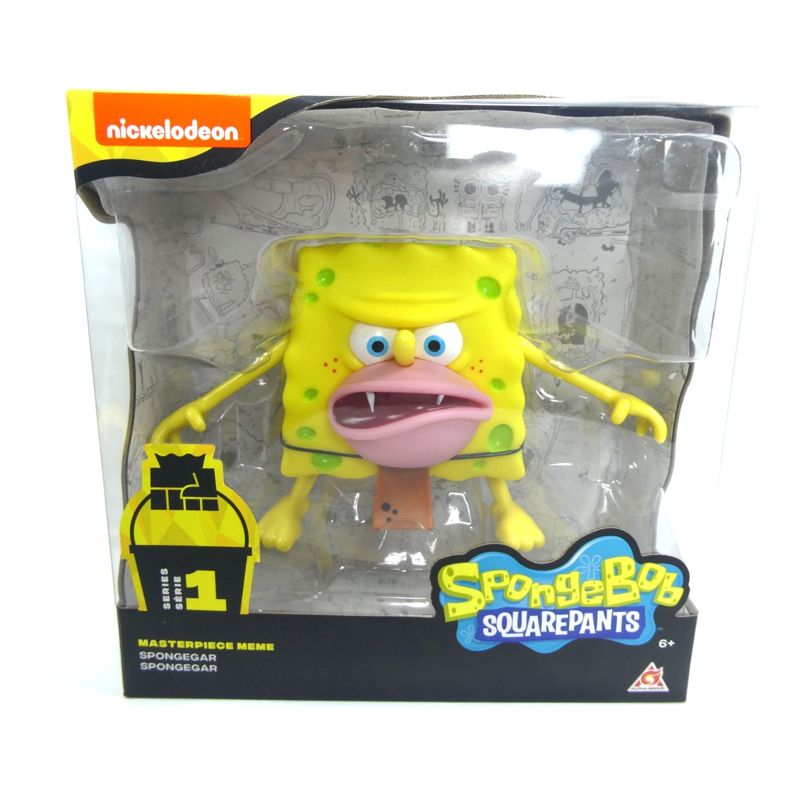 Modellino SpongeBob Squarepants Masterpiece Meme Sponggar serie 1 da collezione 8"