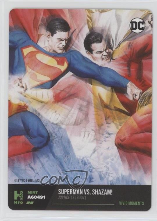 2023 HRO DC Comics: Unlock The Multiverse Vivid Moments vs Shazam! Superman b2t