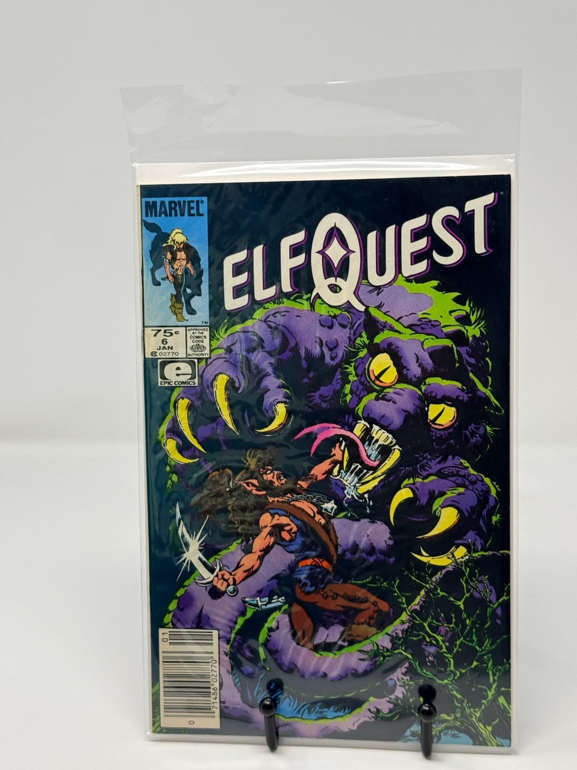 ElfQuest #6 Wendy Pini Marvel Epic Comics 1986 Avventura Fantasy