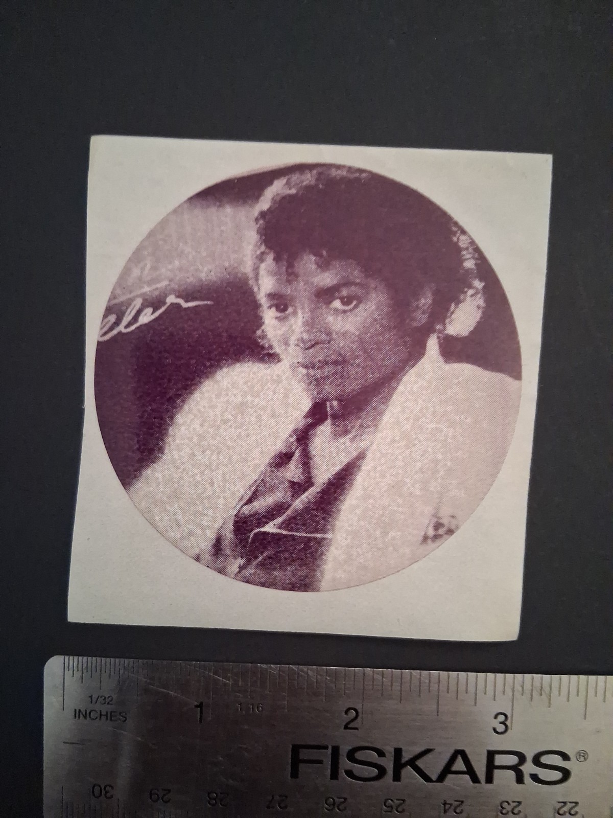 Etichetta adesiva Michael Jackson vintage anni 80 thriller epoca RARA promozionale