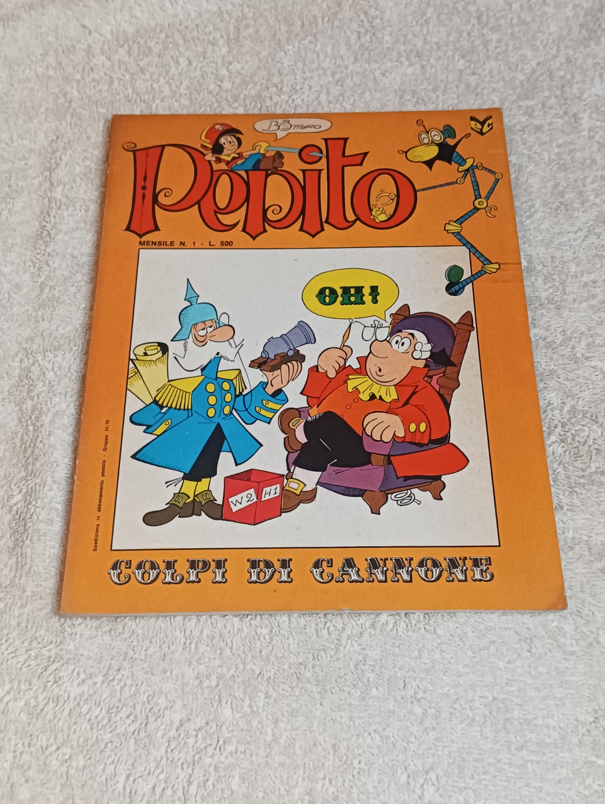 PEPITO  n. 1 COLPI DI CANNONE ed. Cenisio del 1975 BOTTARO 