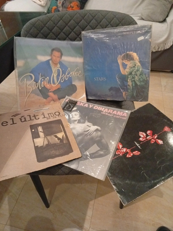 3 lote  de  5 vinilos leer bien. Porfavor