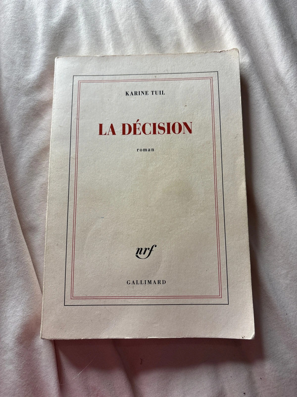 La décision de Karine Tuil
