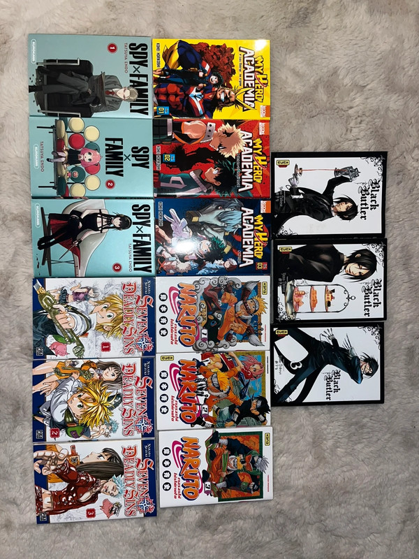Lot de 3 premiers tomes ( voir disponible dans la description)