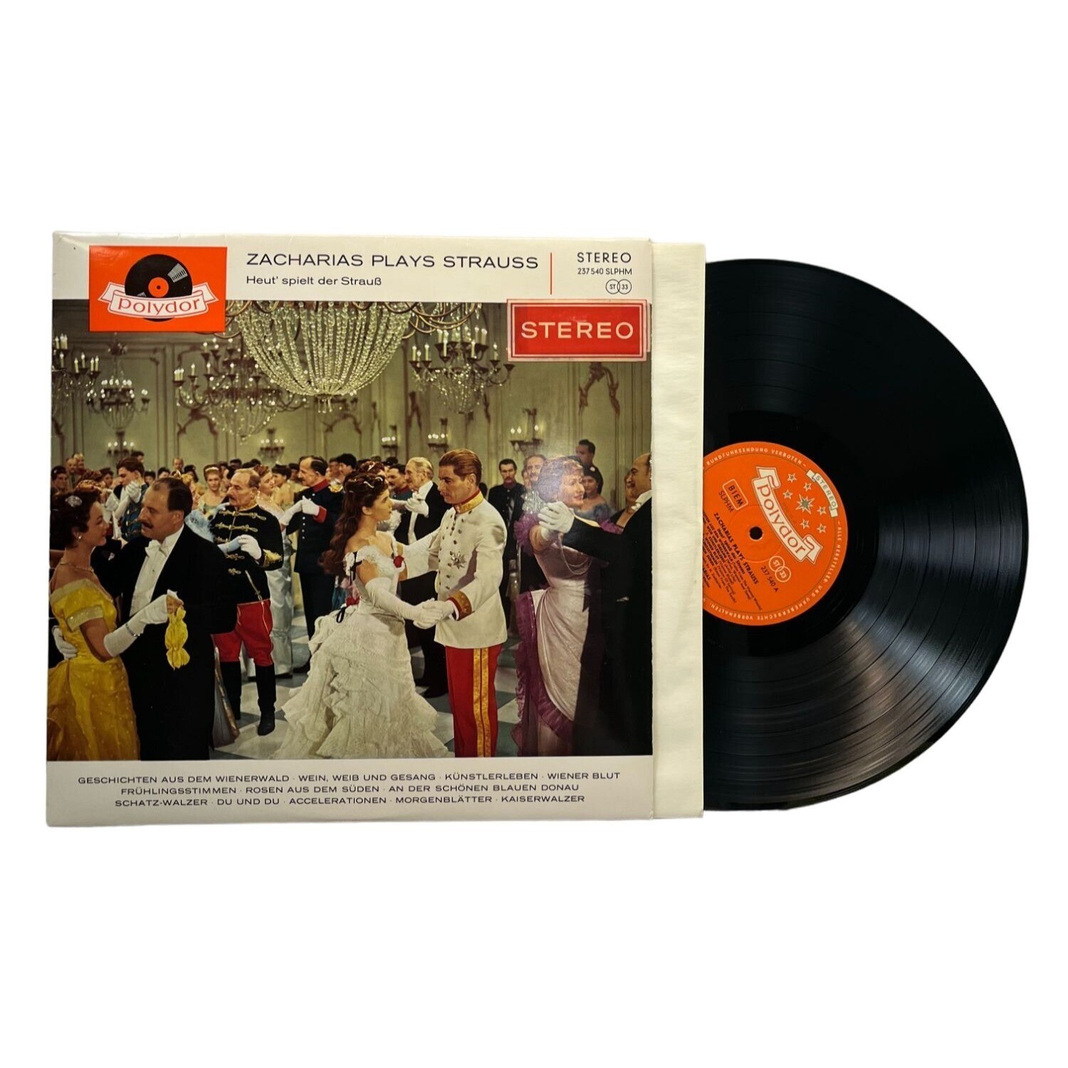 Helmut Zacharias Plays Strauss Polydor 237 540 German Import Magic Violins