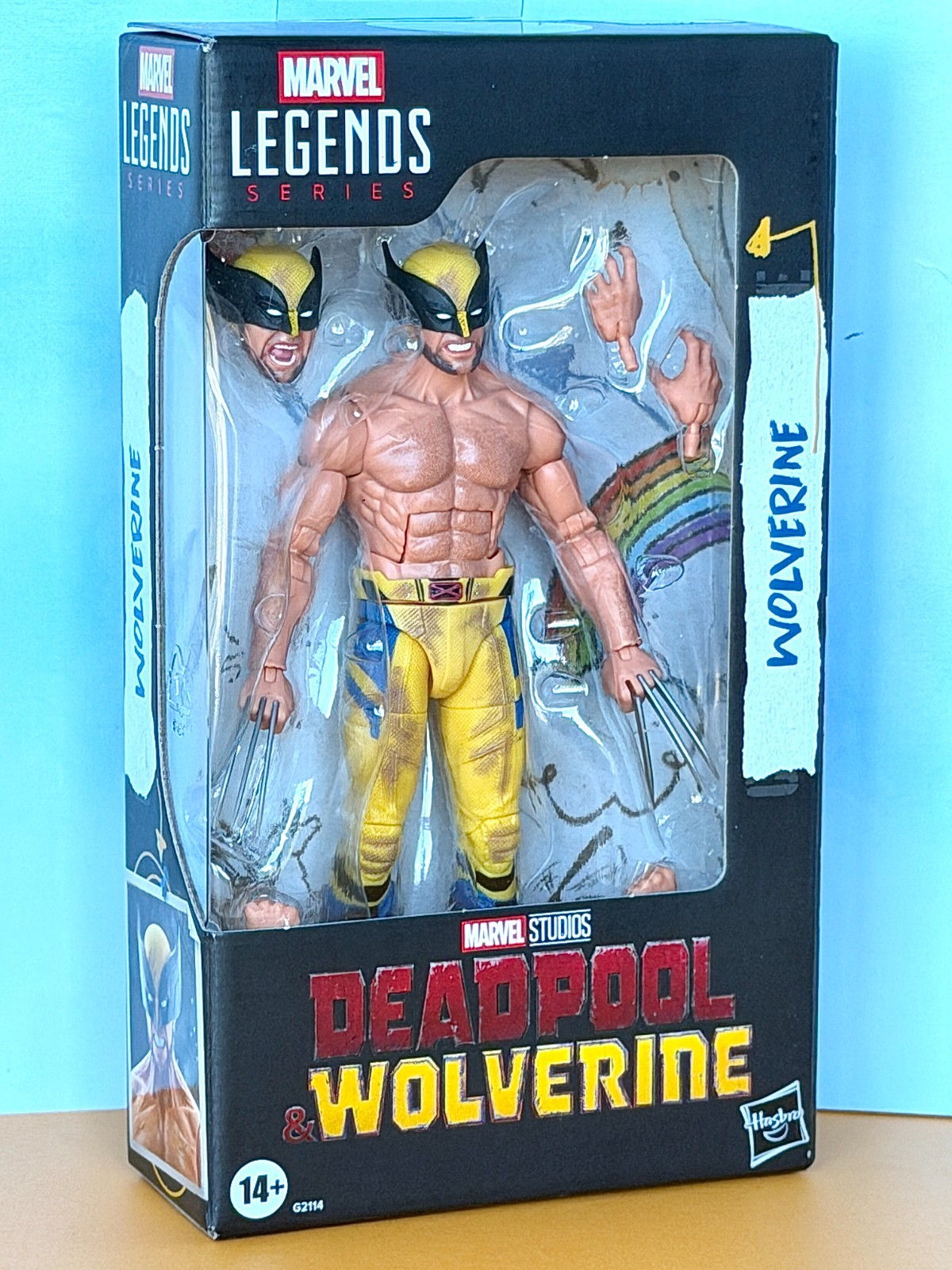 2026 Marvel Studios Marvel Legends WOLVERINE senza camicia 6"AF Deadpool & Wolverine