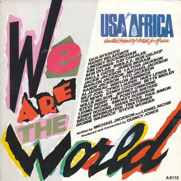 USA For Africa We Are The World - 45T x 1