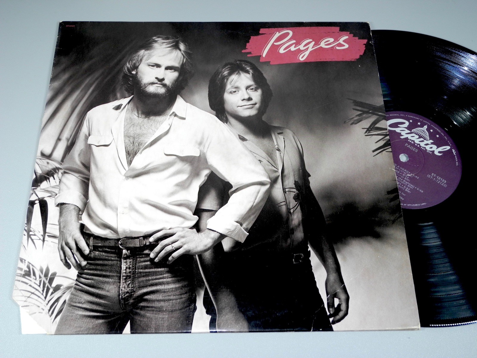 PAGES NM USA LP - same s/t, aor yacht rock, you need a hero, Jay Graydon