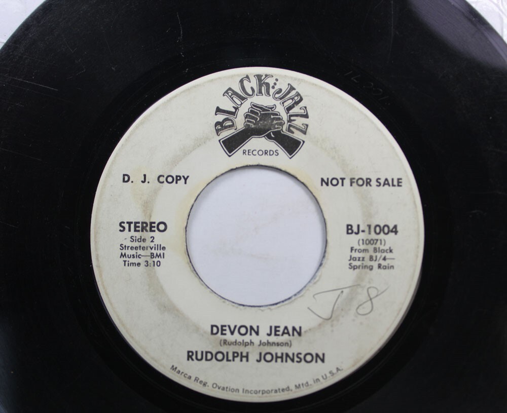 Ascolta! Funk Jazz Promo 45 Devon Jean - Rudolph Johnson / Diswa Su Black Jazz
