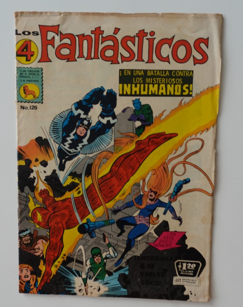 Cómic E. LA PRENSA/MESSICO 4 FANTASTICI " 1971 #126