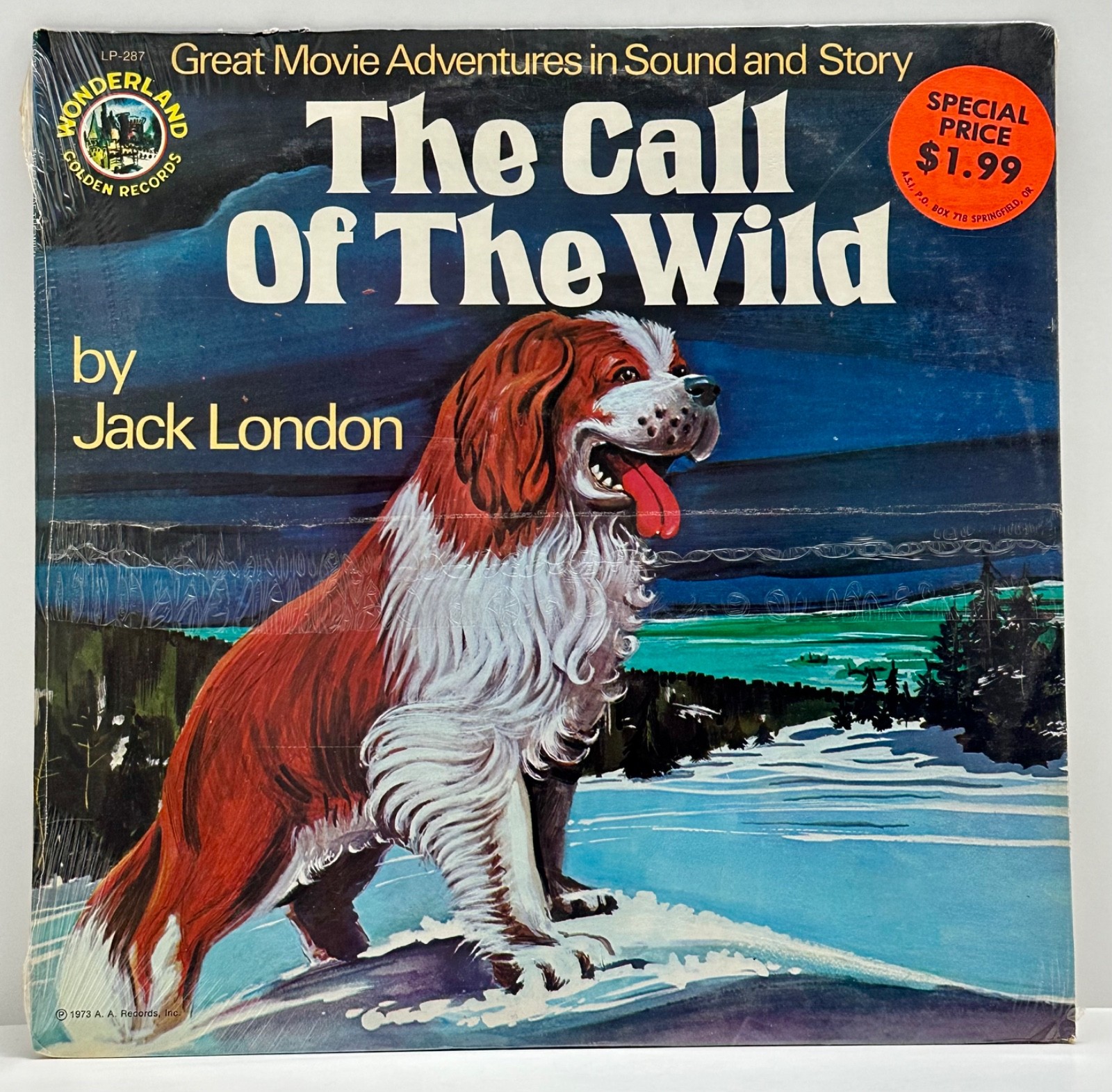Title Jack London Call Of The Wild Wonderland LP-287 Vinyl Record LP SEALED