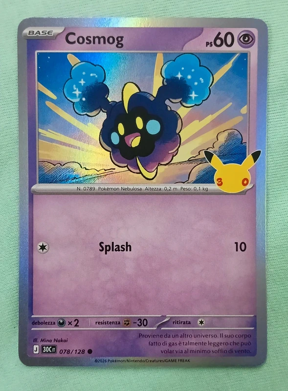 🇮🇹 Cosmog - 30C 078/128 (Mina Nakai) 2026