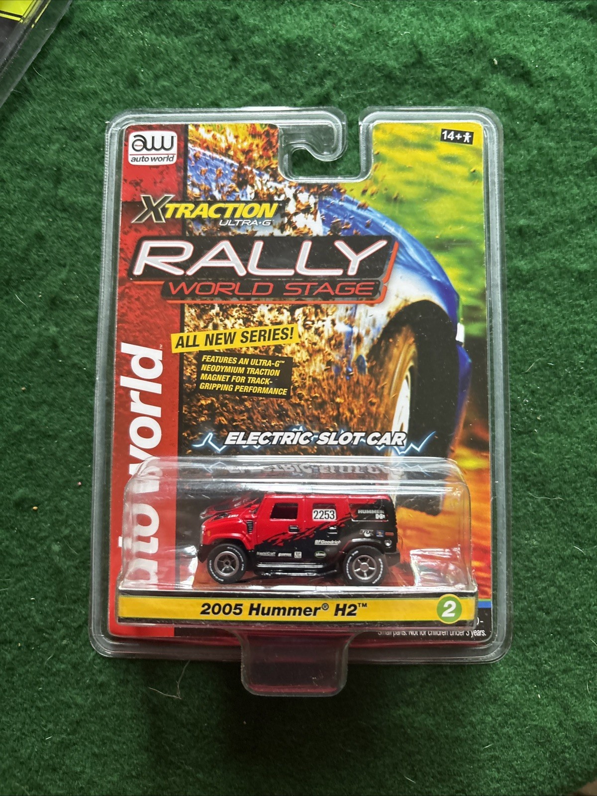 HO Slot Car Auto World #SC380/48 Rally World 2005 Hummer H2