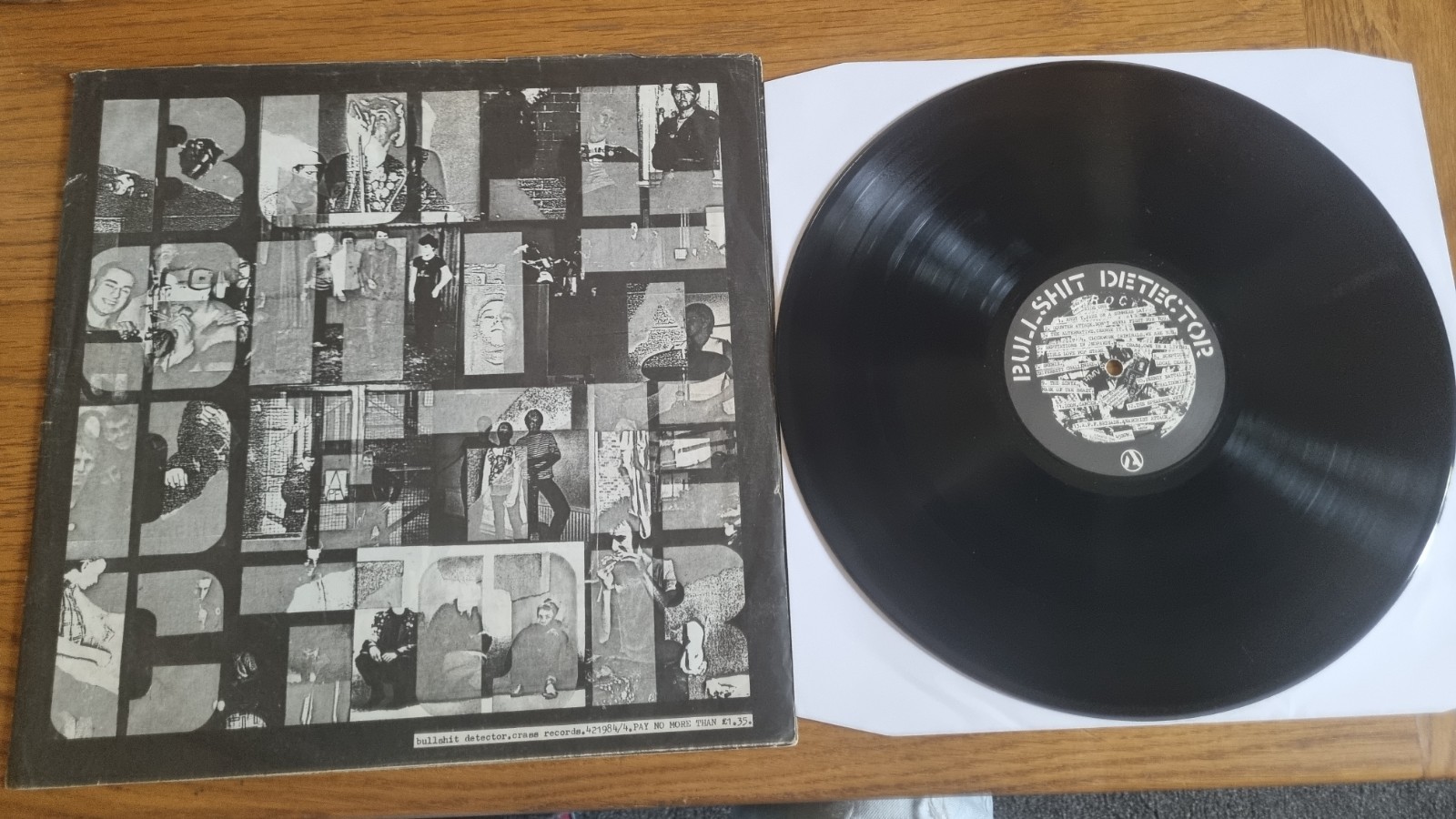 Bullshit Detector 1980 12” EP LP Crass Records 421984/4 Amebix Andy T Punk