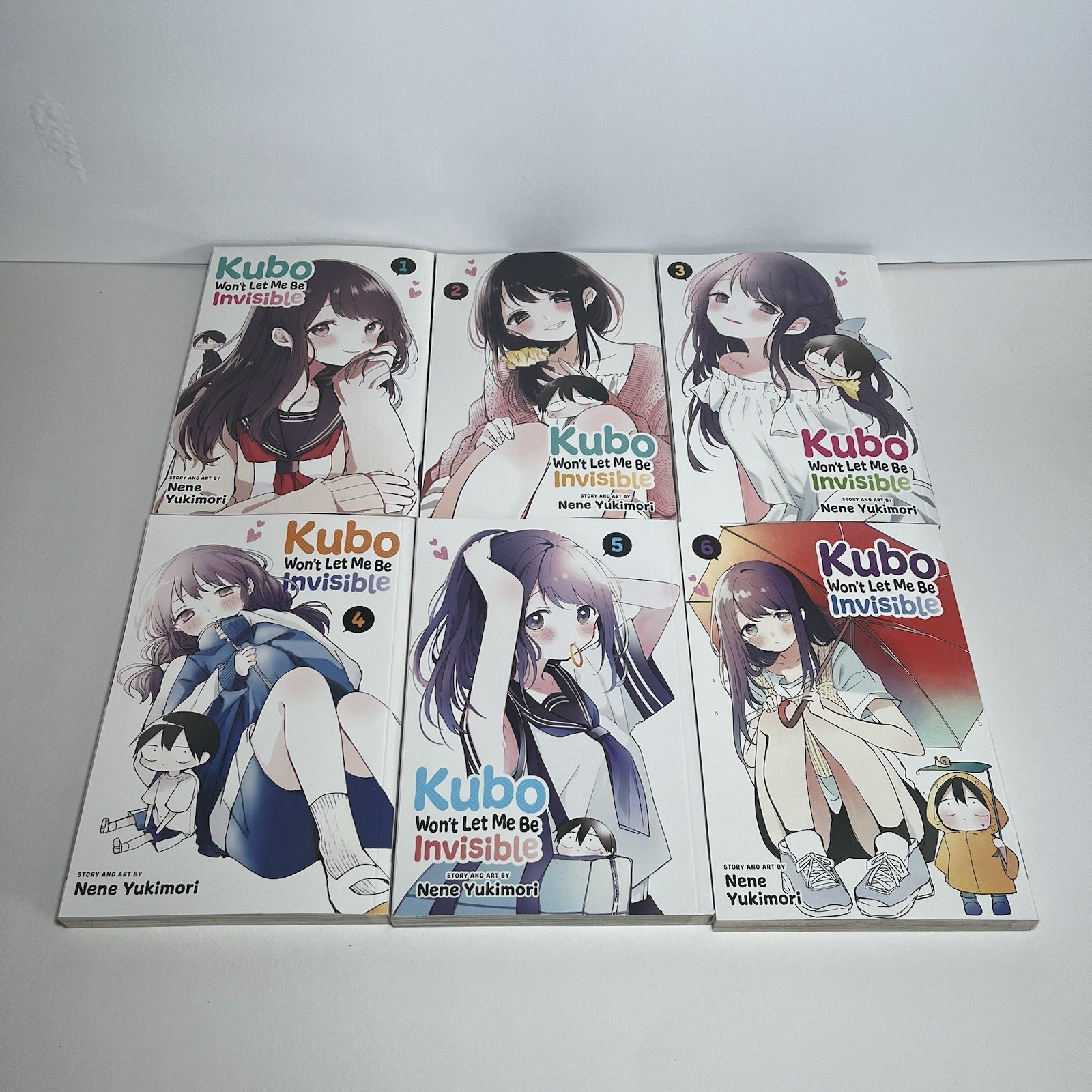 Kubo Won’t Let Me Be Invisible Manga Vol 1-6