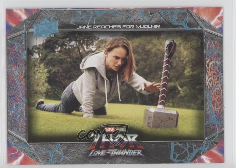 2023 Upper Deck Marvel Thor: Love and Thunder Jane Reaches for Mjolnir #63 2a1