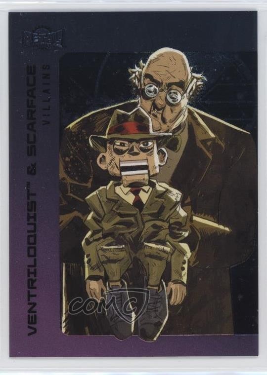 2025 Skybox Metal Universe Batman High Series 24/75 Ventriloquo e Scarface z7d