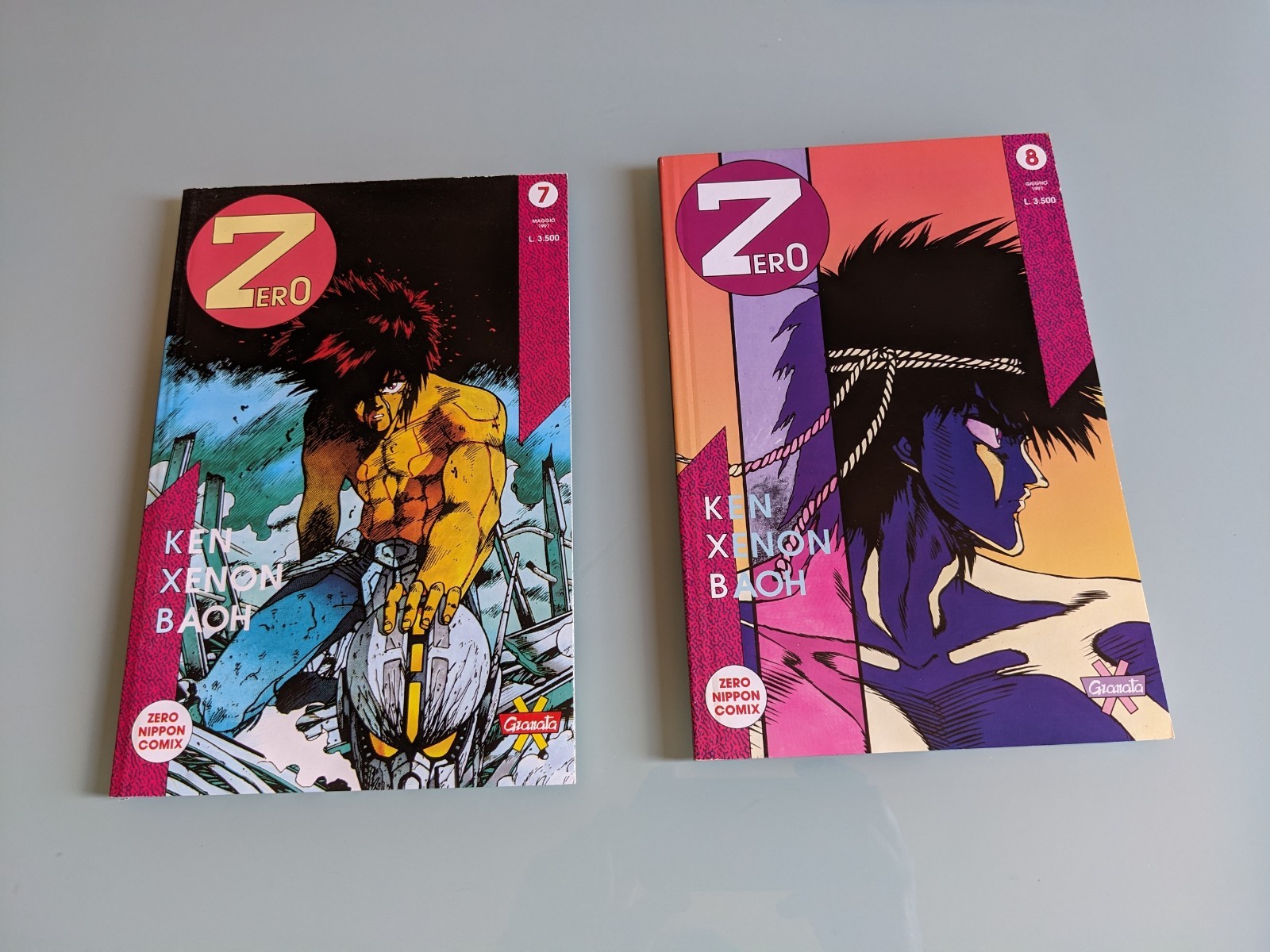ZERO: rivista di manga GRANATA PRESS N. 7-8-9-11-12-13-14-15-16-23-24-26-28-29