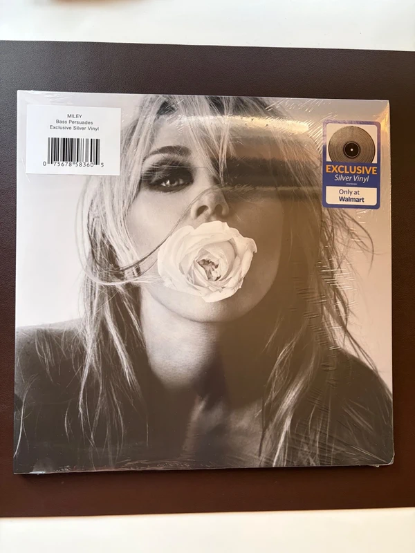 Miley Cyrus - Bass Persuades Walmart Exclusive "Silver" Vinyl