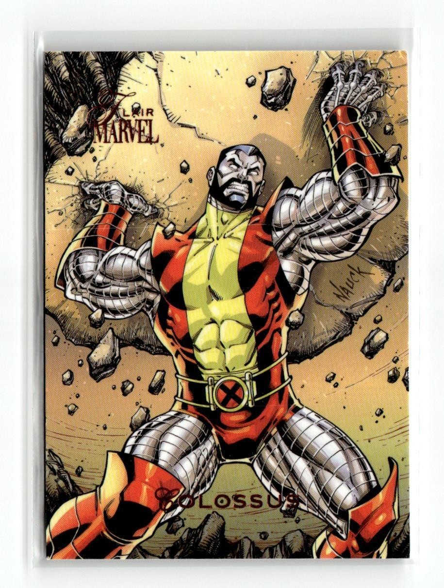Fleer Marvel Card Colossus