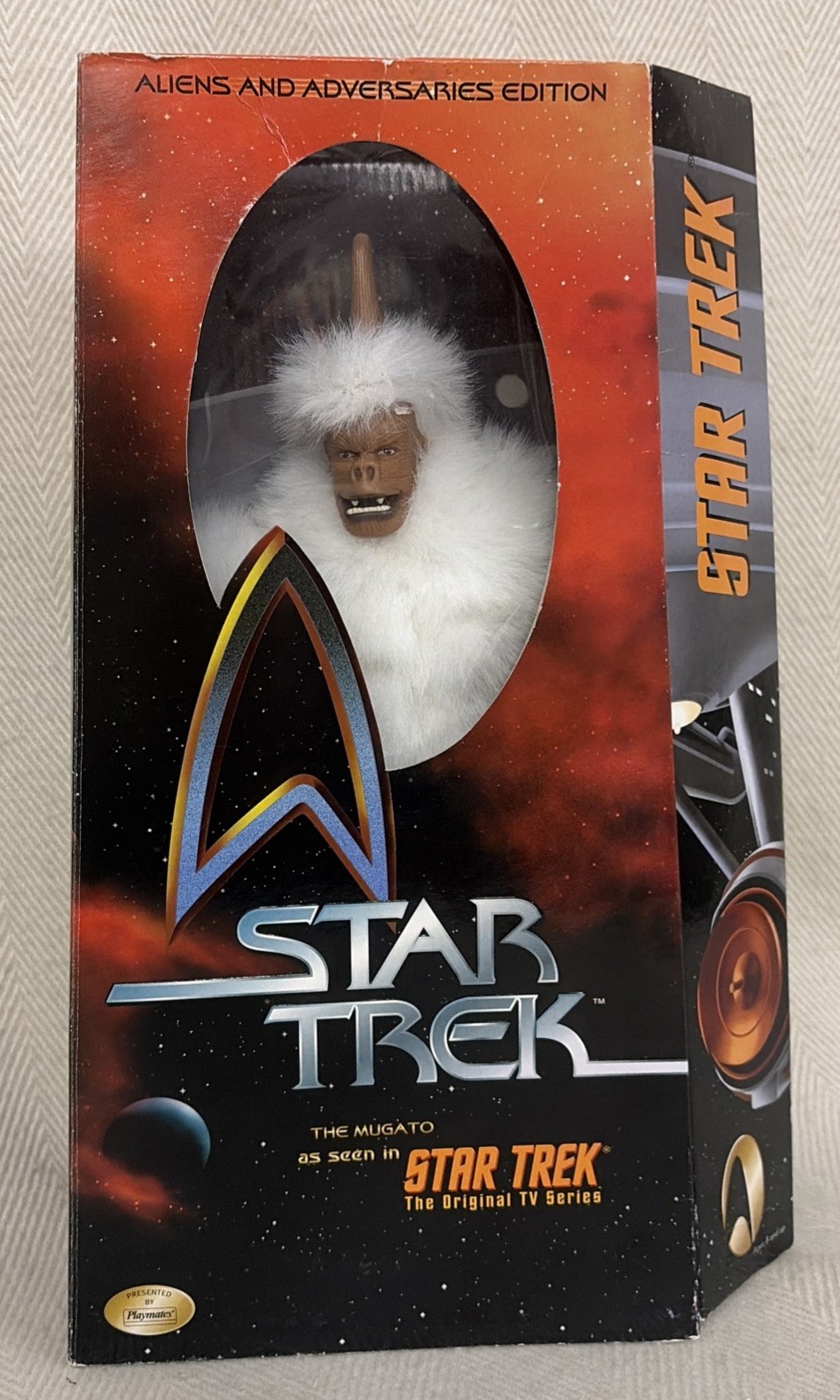 Figurina originale STAR TREK 12" MUGATO in scatola alieni ed. Playmates 1999