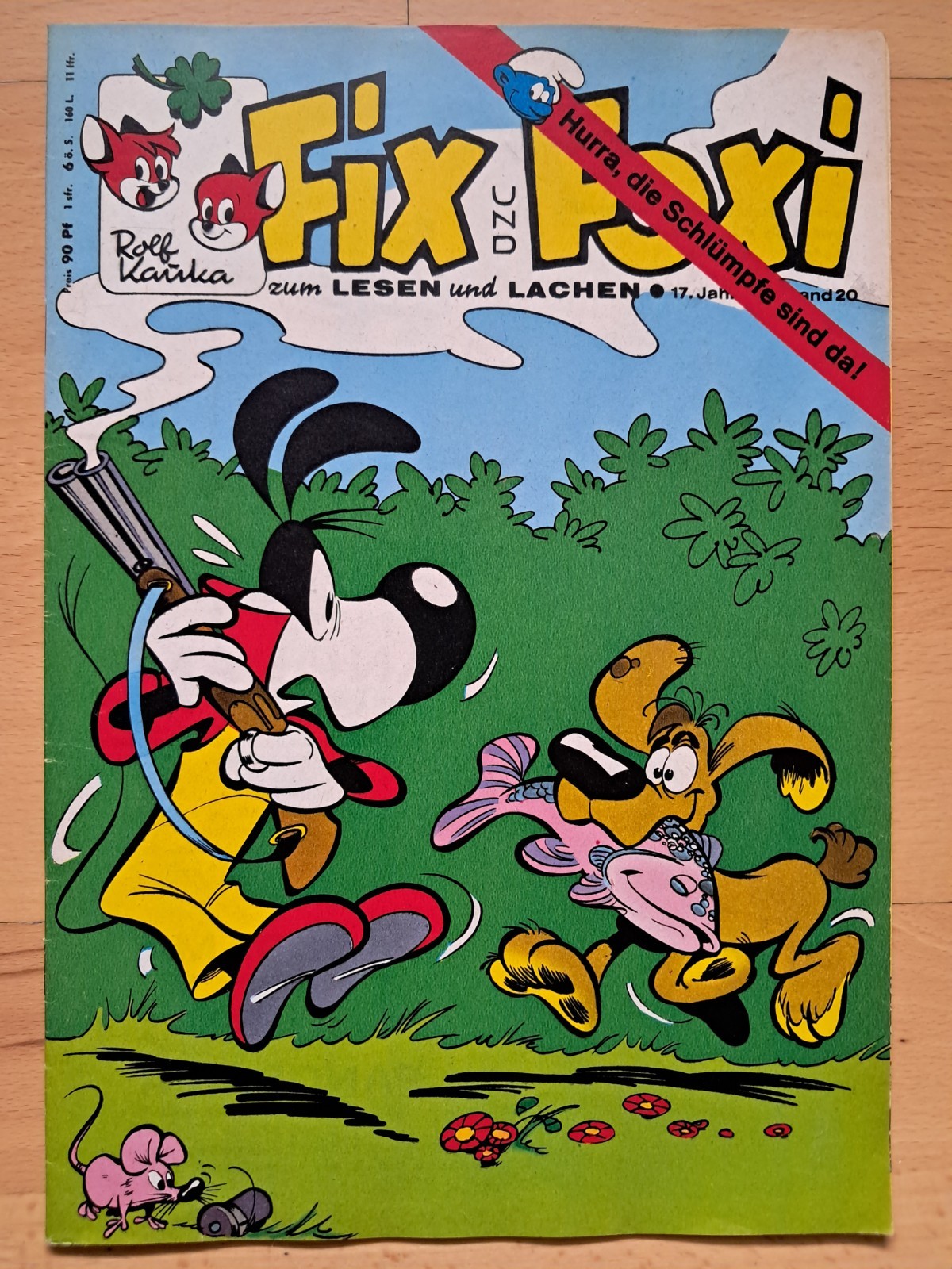 Rolf Kauka's Fix + Foxi 17° anno n.20 del 1969 con pagina da collezione scheda FF OTTIMA