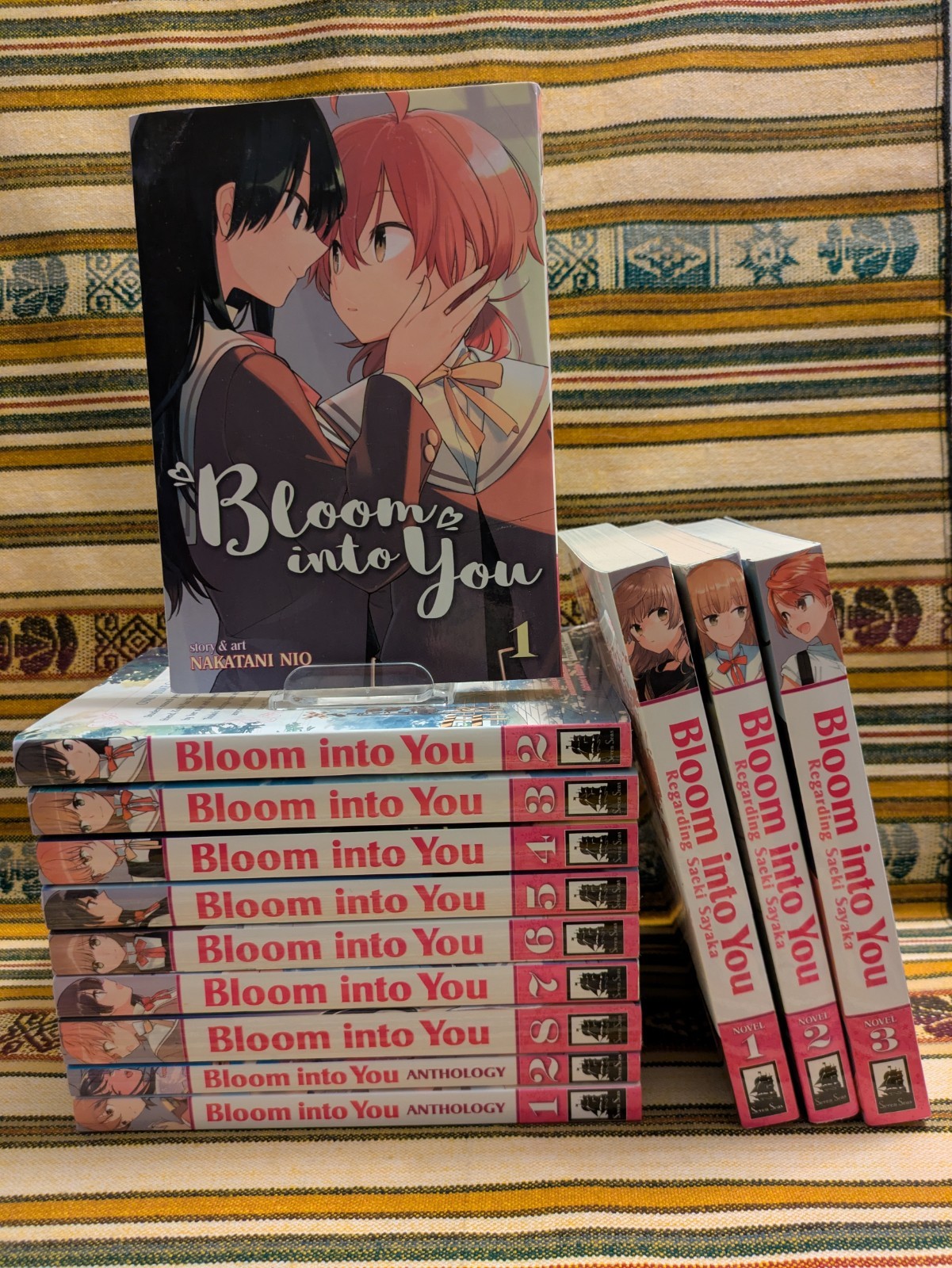 Bloom Into You Manga Volume 1-8 7 + 2 Antologia +Light Novel COMPLETO Inglese 
