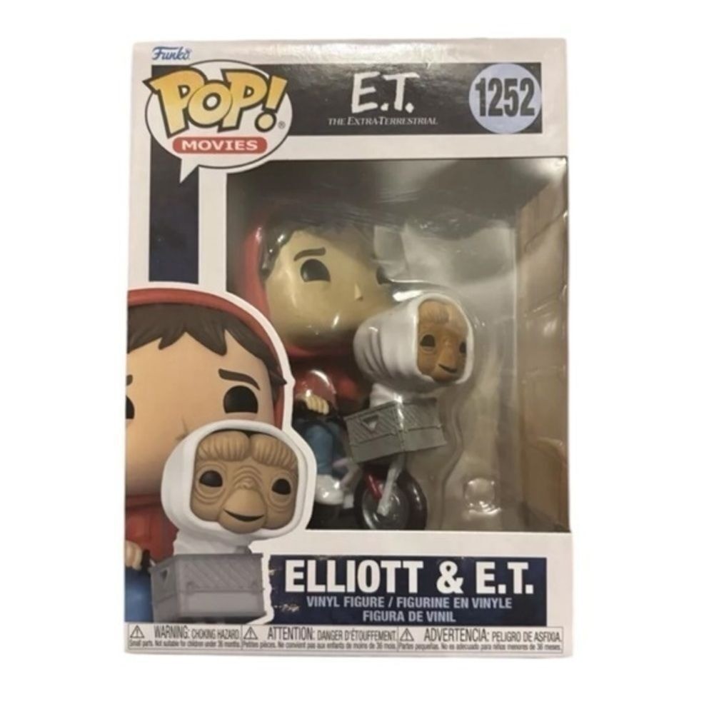 Funko Pop Movies E.T. The Extra-Terrestrial Elliott & E.T. Vinyl Figure 1252