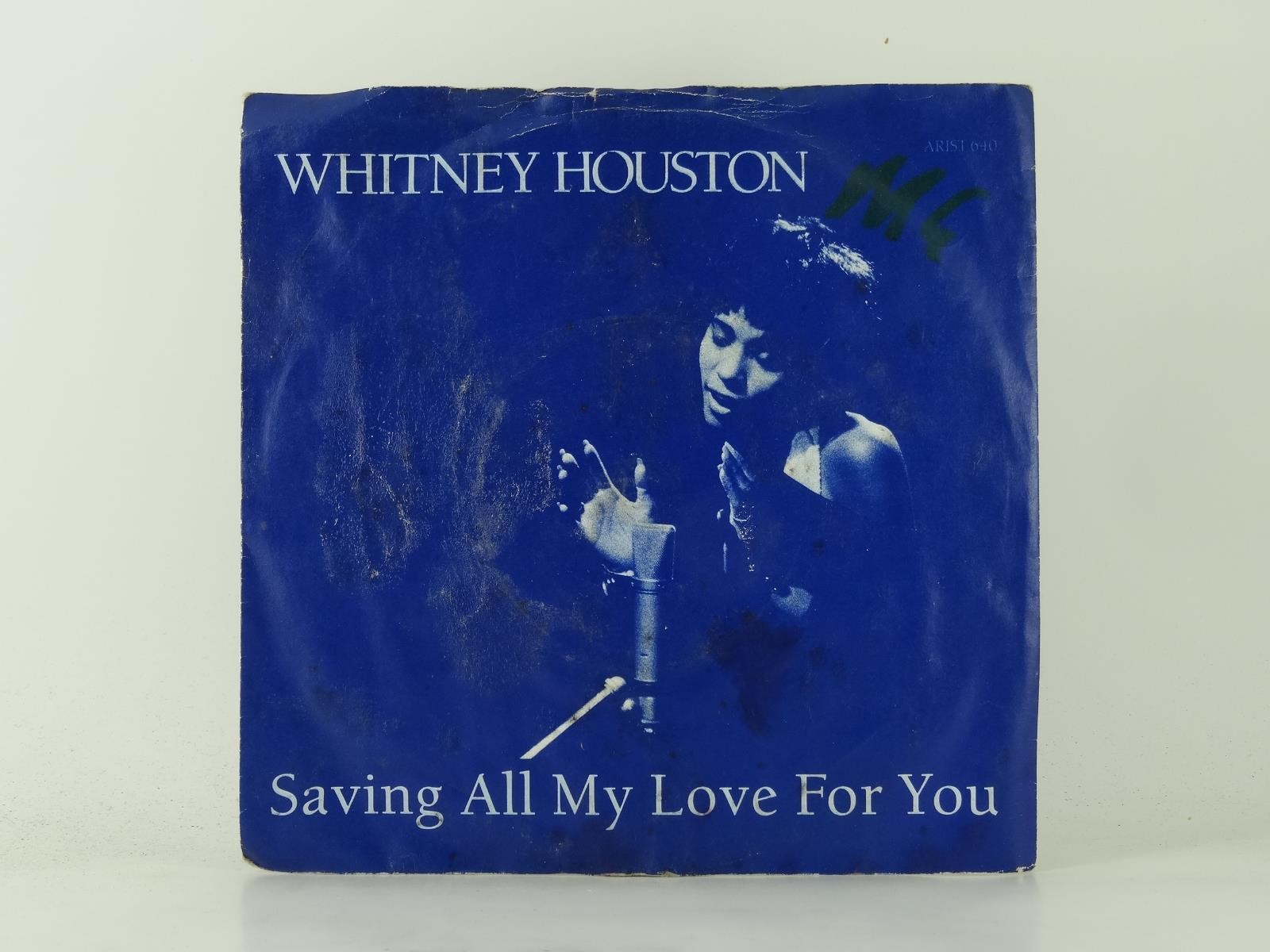 WHITNEY HOUSTON SAVING ALL MY LOVE FOR YOU (2) (40) 2 Track 7" Single including 