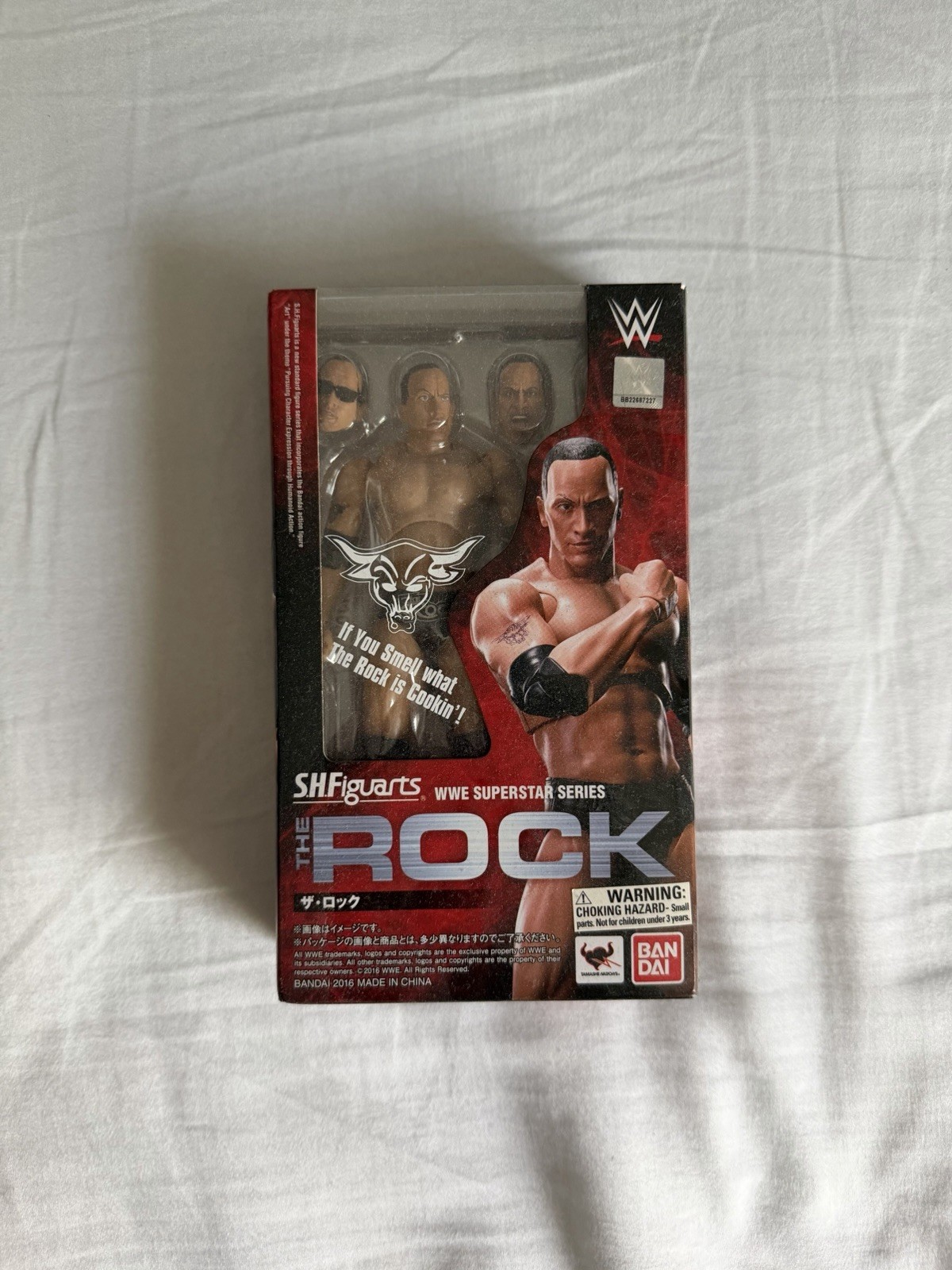 Bandai WWE SH Figuarts The Rock Modellino Wrestling
