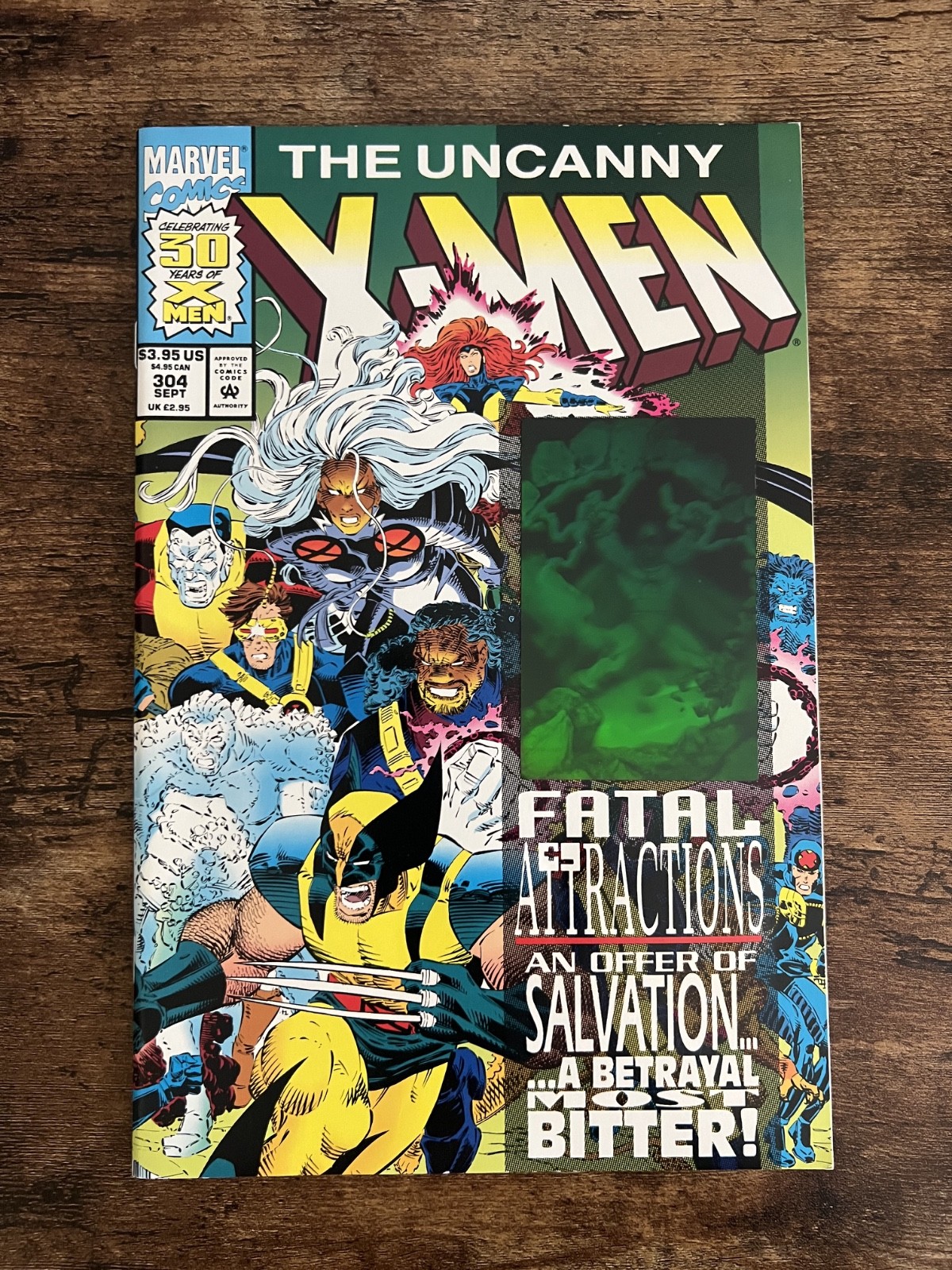 The Uncanny X-Men #304 Marvel Comics settembre 1993 magneto ologramma
