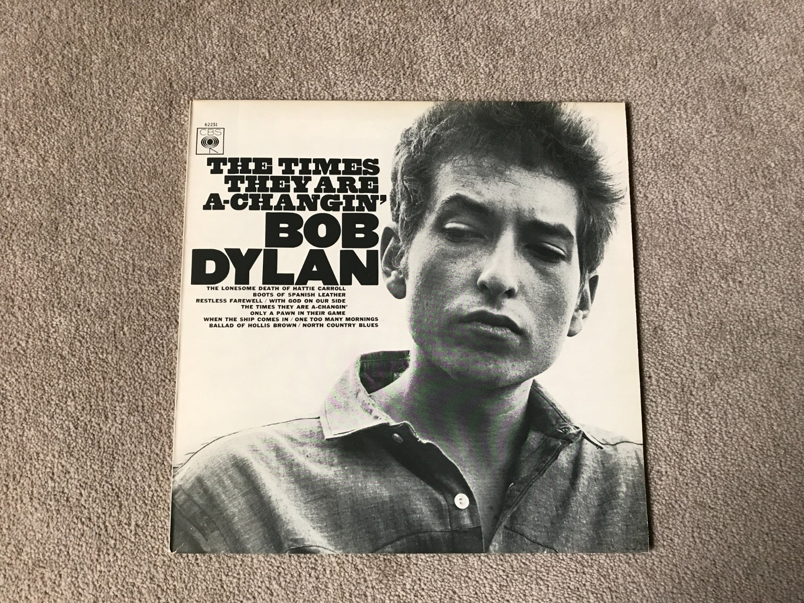 Bob Dylan - The Times They Are A-Changin - CBS 62251