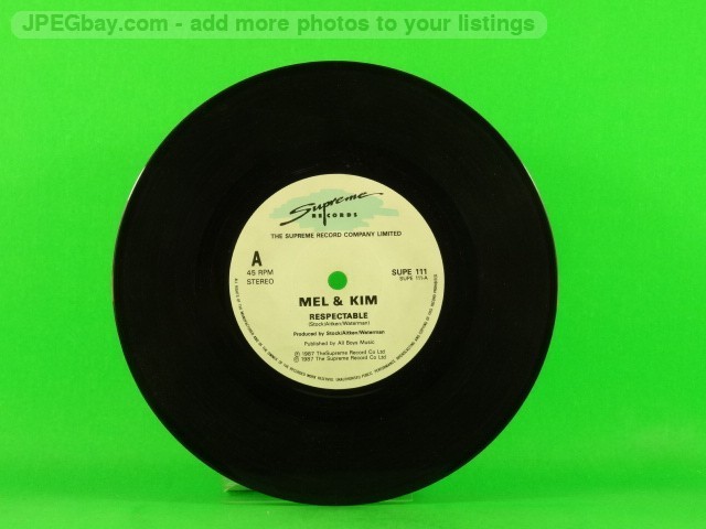 MEL & KIM RESPECTABLE (5) (137) 7" SUPREME