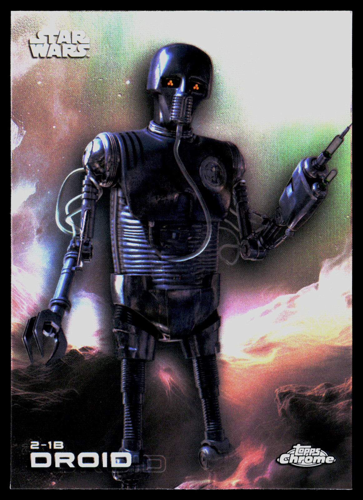 Topps 2025 Star Wars Chrome #101 2-1B Driod - Refractor