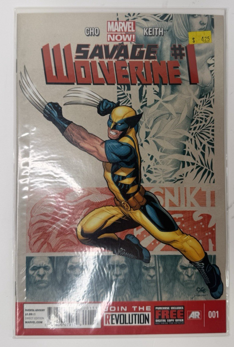 Savage Wolverine #1 FN Marvel Comic Books Shanna 24 HH121 Capstone Comics