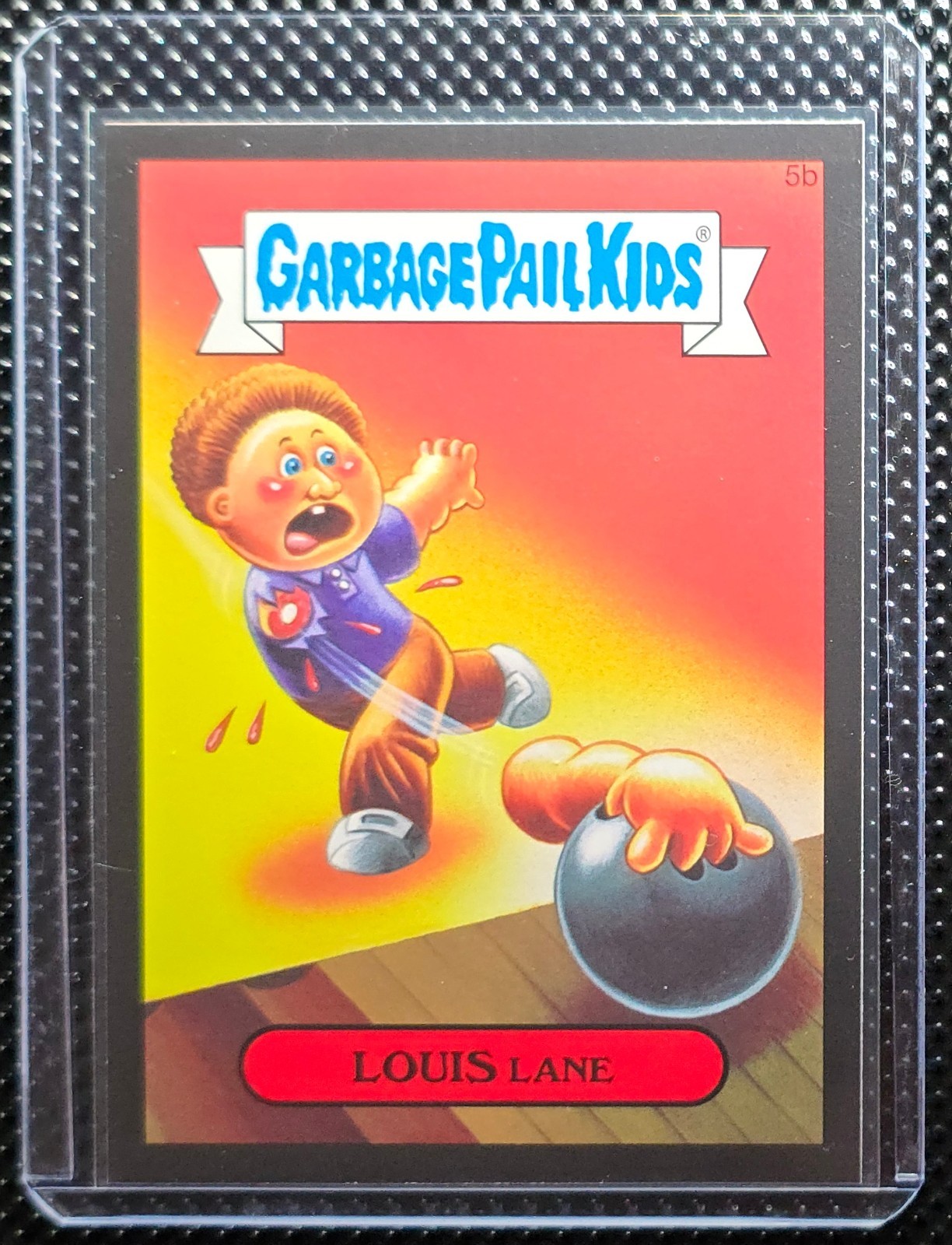2015 Garbage Pail Kids Series 1 Louis Lane 5b - Black