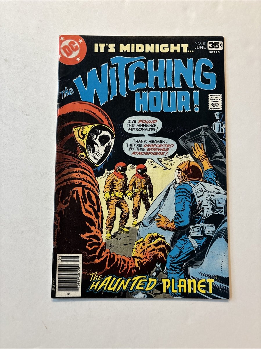 The Witching Hour #81 (DC Comics 1978) Luis Dominguez copertina teschio FN+