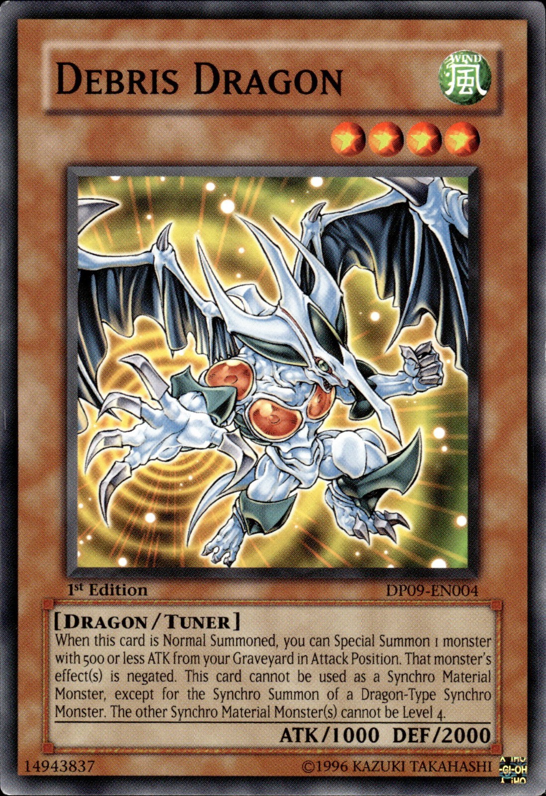 Debris Dragon - 1st Edition DP09-EN004 - LP - YuGiOh
