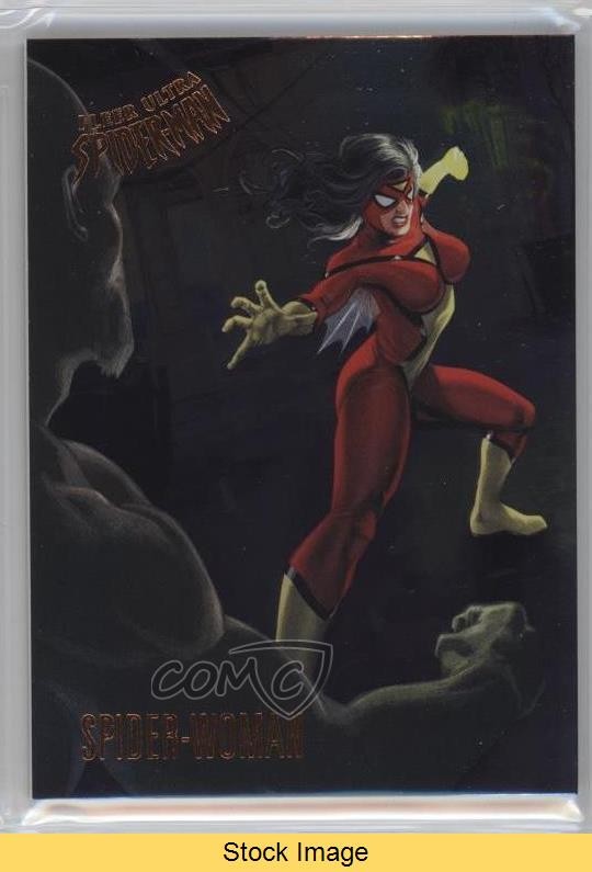 2017 Fleer Ultra Marvel Spider-Man Silver Foil Spider-Woman #50 LEGGI 0y6z